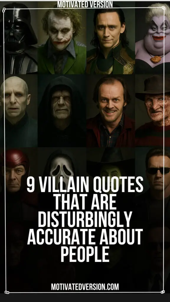 9 Villain Quotes That Are Disturbingly Accurate About People