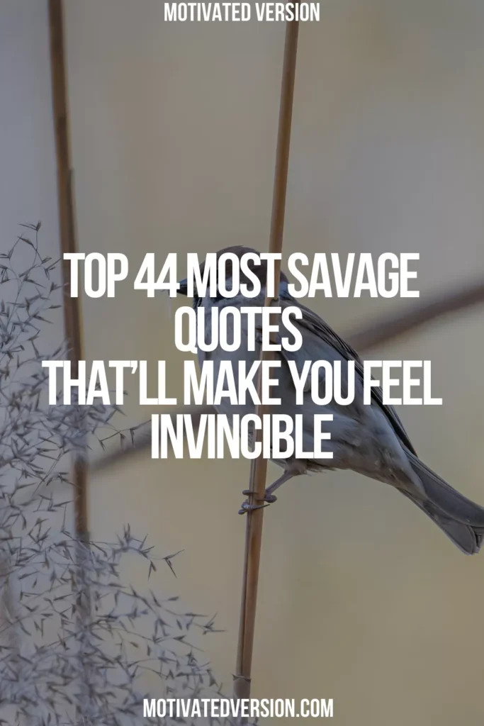Top 44 Most Savage Quotes That’ll Make You Feel Invincible