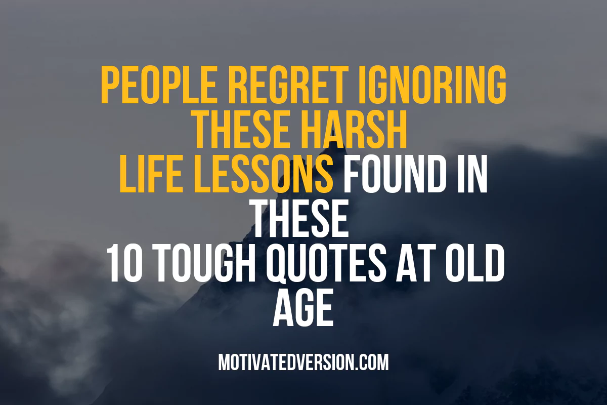 Ignoring Lessons People Regret Ignoring These Harsh Life Lessons Found in These 10 Tough ...