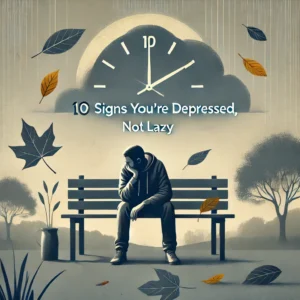 10 Signs You're Depressed, Not Lazy