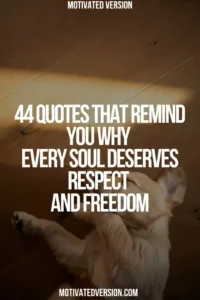 44 Quotes That Remind You Why Every Soul Deserves Respect and Freedom